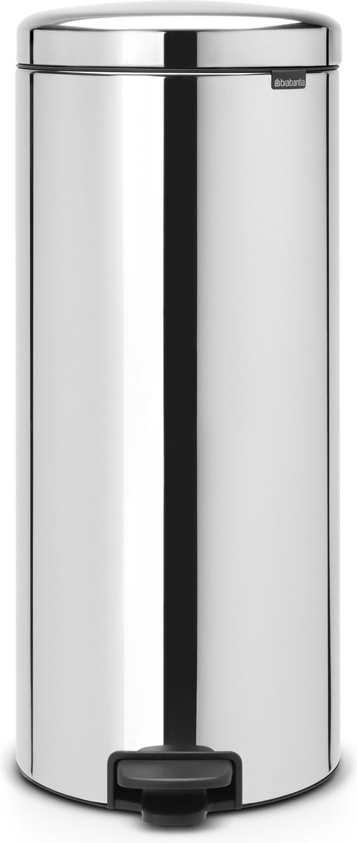 Brabantia NewIcon Pedaalemmer, 30L brilliant steel